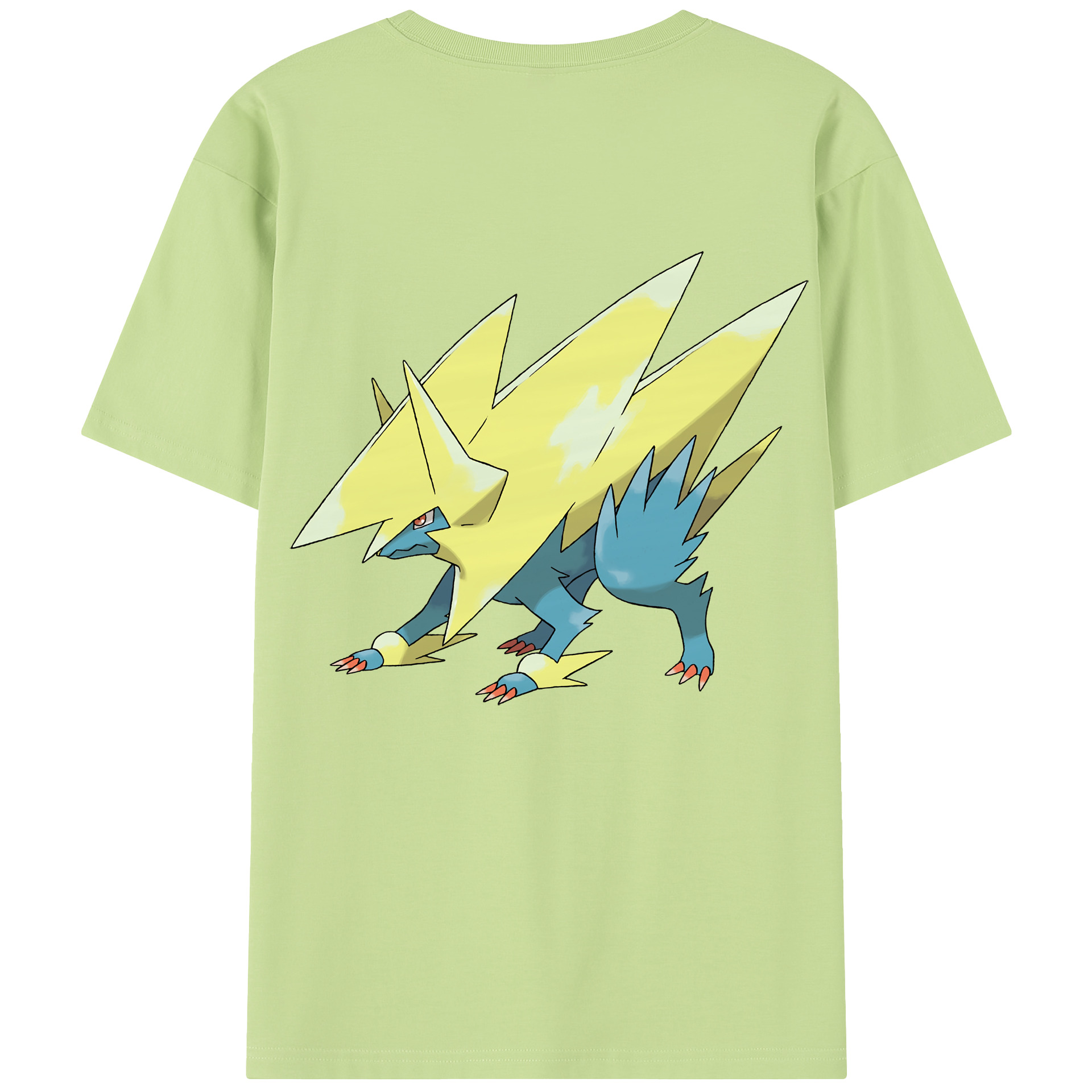 （画像用） ポケットモンスター Pokémon 綿100％半袖Tシャツ（背面プリント）